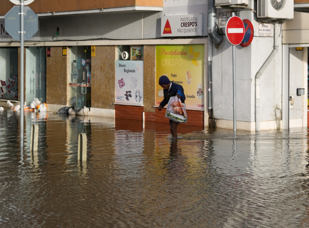 Portugal pod najvišim rizikom od poplava zbog oluje Marta