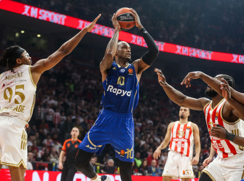 Košarkaši Crvene zvezde poraženi od Makabija u 27. kolu Evrolige