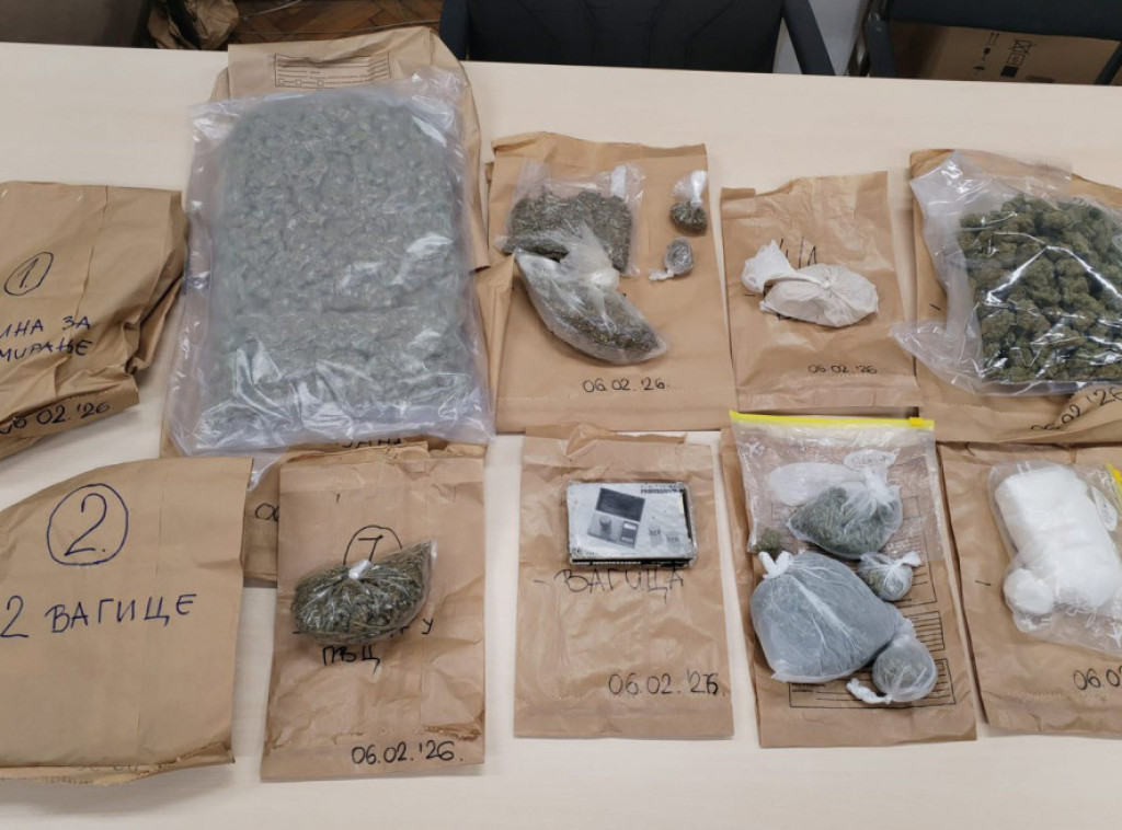 Marihuana, kokain i heroin zaplenjeni u Nišu, trojica uhapšena