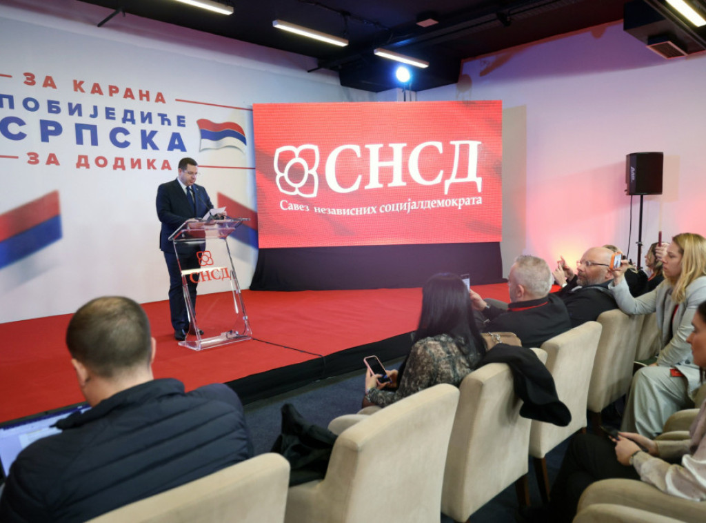 Siniša Karan proglasio pobedu na ponovljenim predsdeničkim izborima u Republici Srpskoj