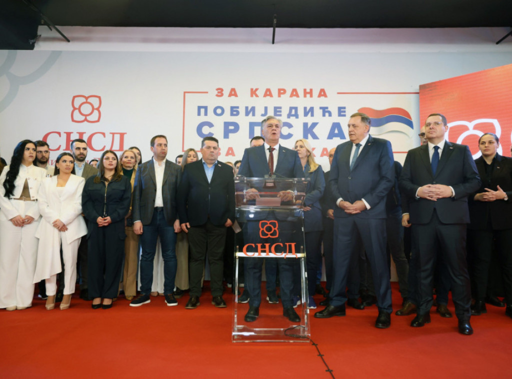 Siniša Karan proglasio pobedu na ponovljenim predsdeničkim izborima u Republici Srpskoj