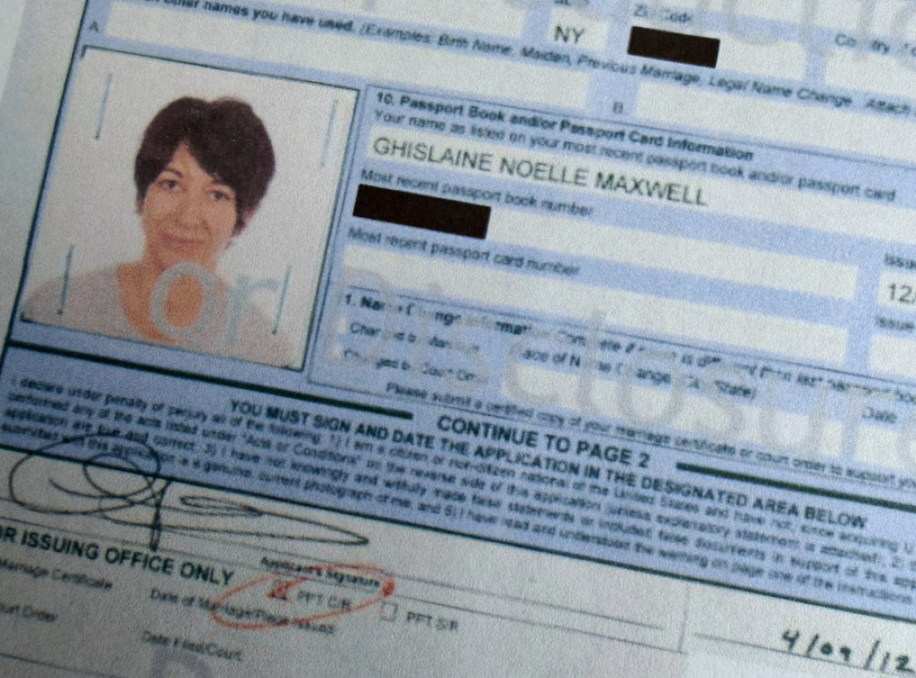 Rojters: Gislejn Maksvel namerava da odbije da odgovara na pitanja kongresnog Odbora za nadzor