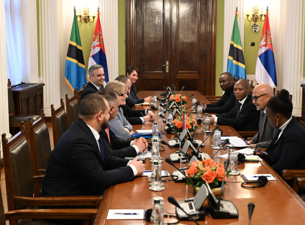 Marina Raguš sa predsednikom Narodne skupštine Tanzanije o međuparlamentarnoj saradnji