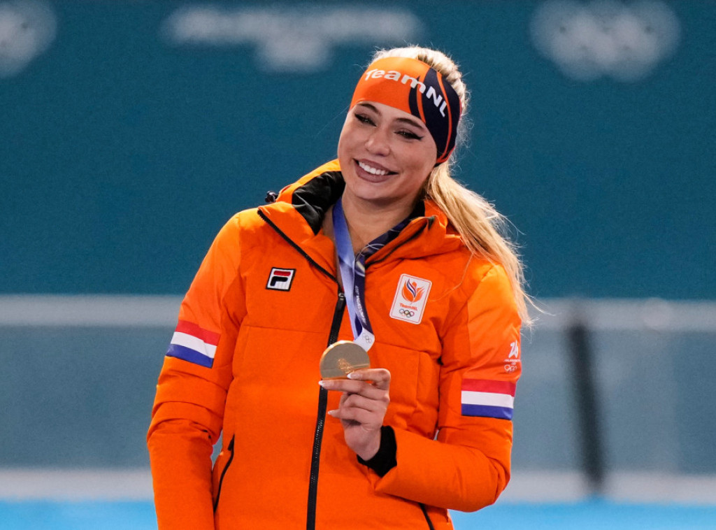 Juta Lerdam osvojila zlato u brzom klizanju na 1.000 metara na Zimskim olimpijskim igrama