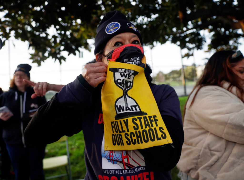 Oko 6.000 nastavnika državnih škola u San Francisku stupilo u štrajk,prvi u 50 godina