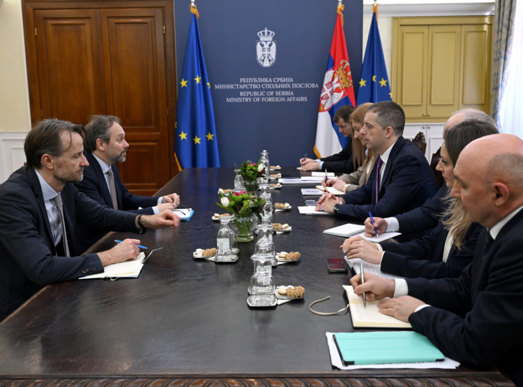 Djuric, Giaufret discuss Serbia-EU relations, pace of EU accession process