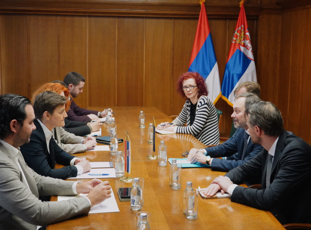 Brnabic, Giaufret discuss Serbia's EU integration