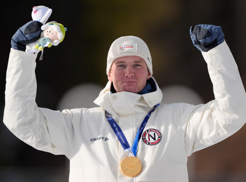 Johan-Olav Botn osvojio zlato u biatlonu na 20 kilometara na Zimskim olimpijskim igrama u Milanu i Kortini