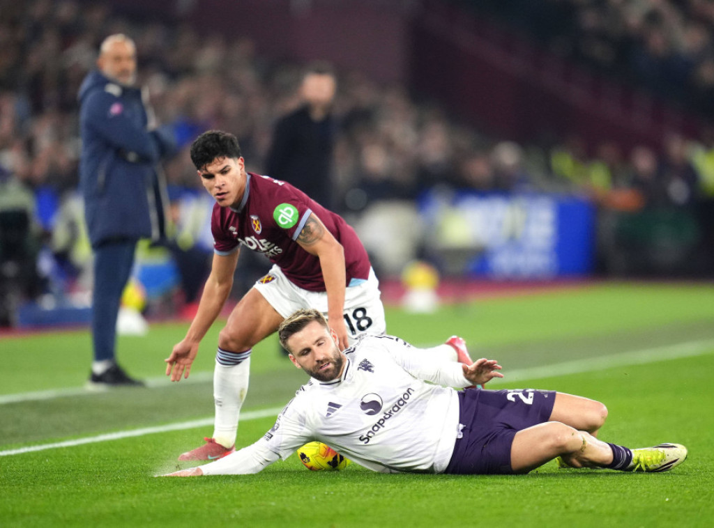 Fudbaleri Mančester Junajteda u 90+ 6. minutu do boda protiv Vest Hema u Londonu