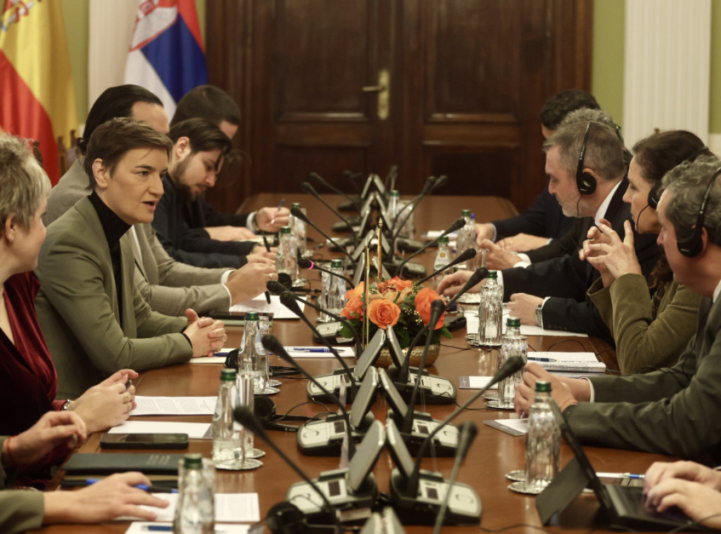 Ana Brnabić sa delegacijom Odbora za spoljne poslove Senata Španije