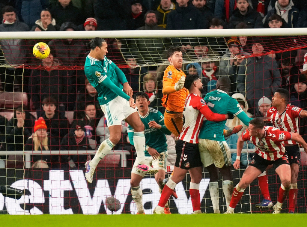 Van Dajk za pobedu Liverpula u Sanderlendu, Siti ubedljiv