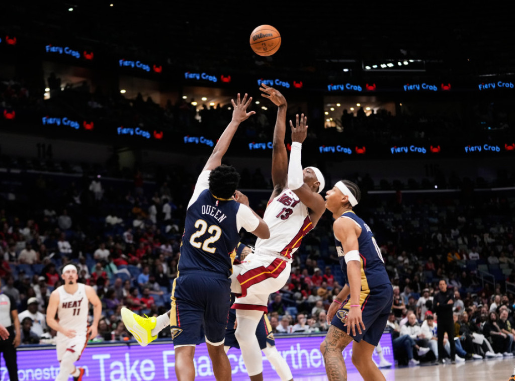 Košarkaši Majamija pobedili Nju Orleans, Detroit savladao Toronto u NBA ligi
