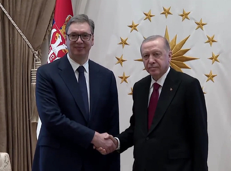 Vučić: :Podržavam inicijativu Erdogana - Balkansku mirovnu platformu