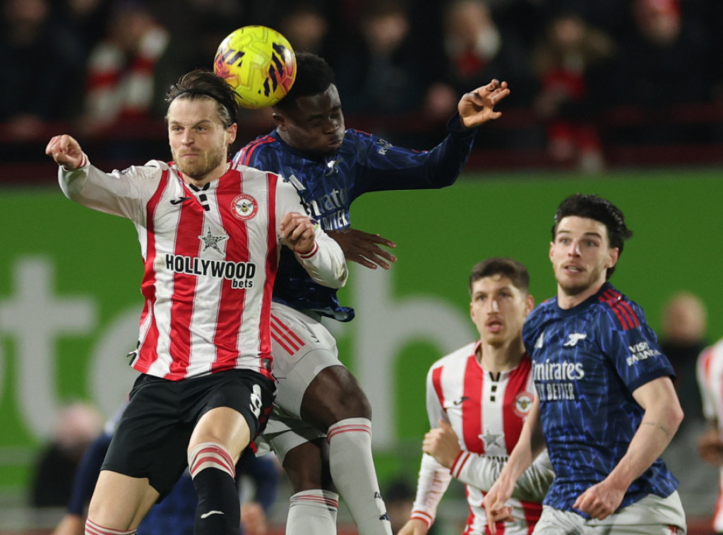 Fudbaleri Arsenala remizirali sa Brentfordom