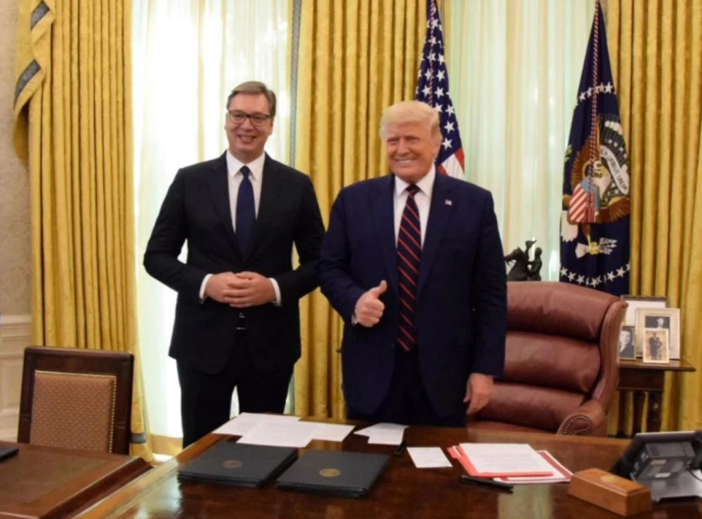 US committed to boosting friendship with Serbia, Trump writes to Vucic in Statehood Day message