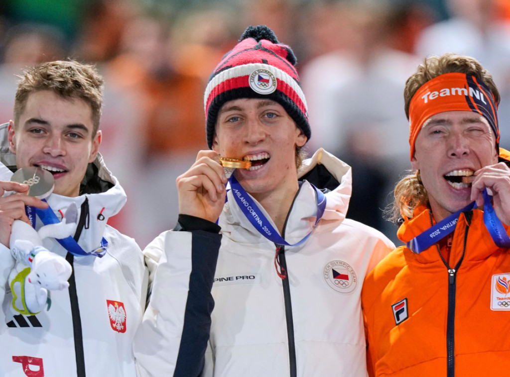 Metodej Jilek osvojio zlatnu medalju u brzom klizanju na 10.000 metara na ZOI