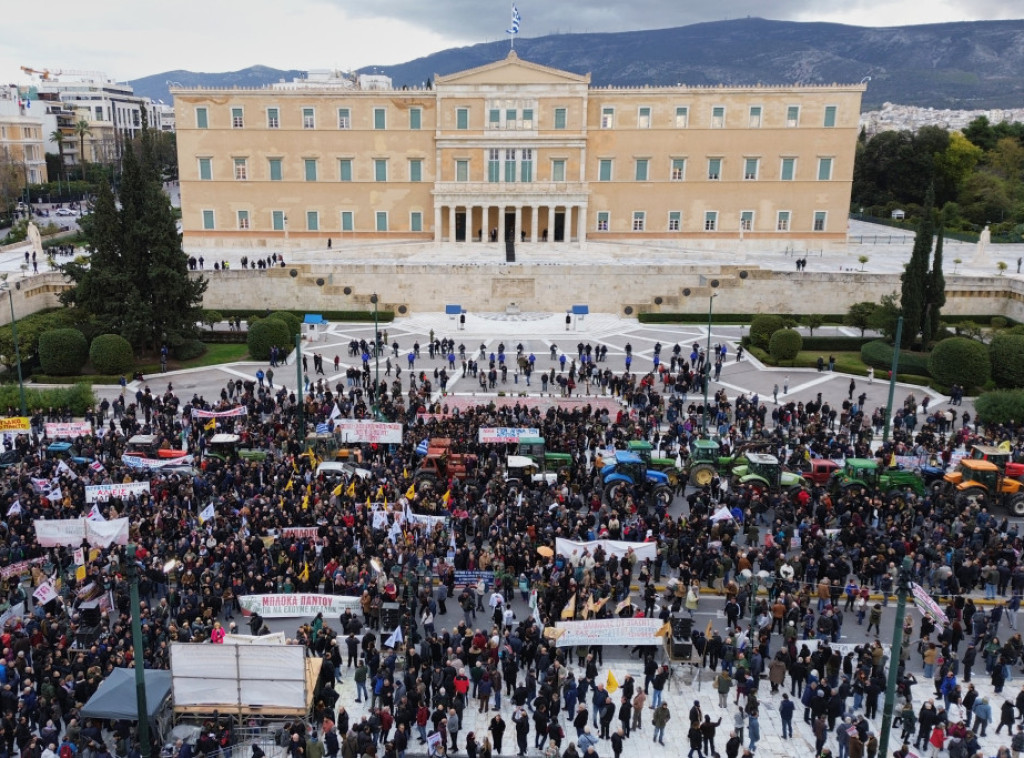 Poljoprivrednici protestuju u Atini zbog sve većih troškova proizvodnje