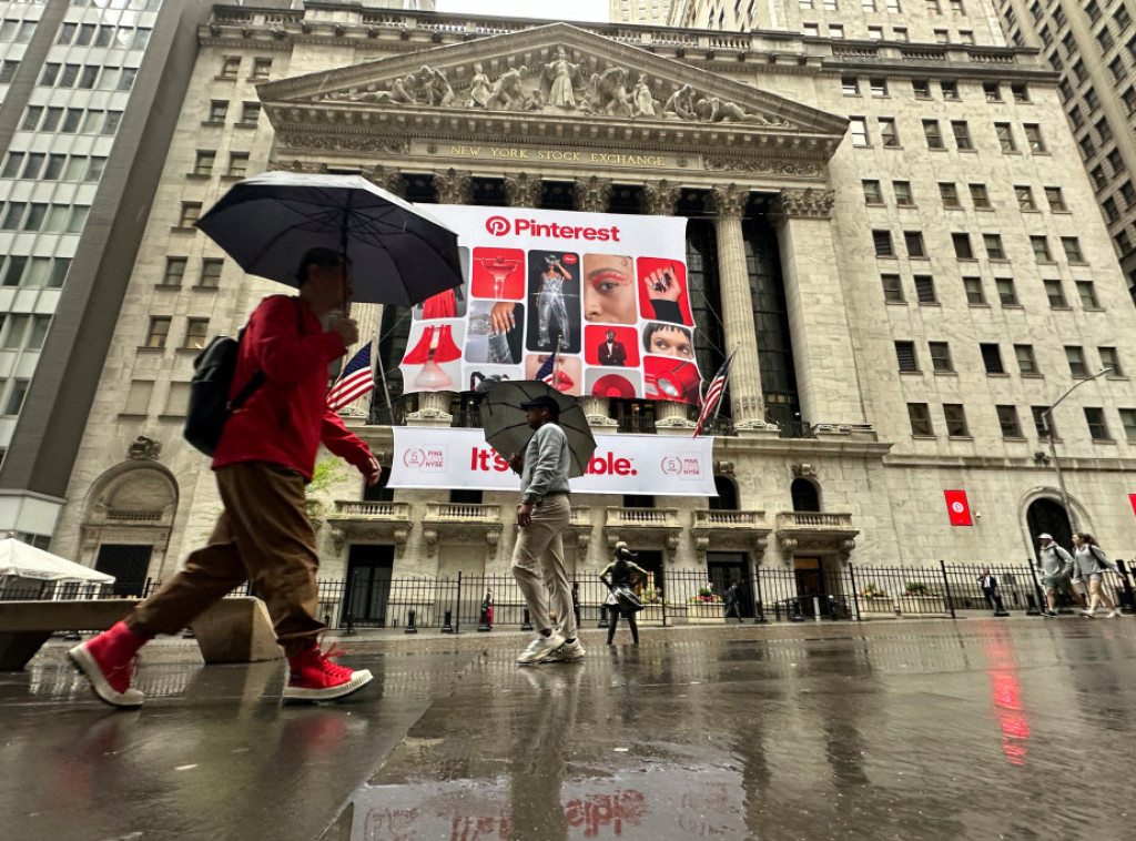 Pinterest zabeležio pad akcija za 21 odsto i najniži nivo od pandemije