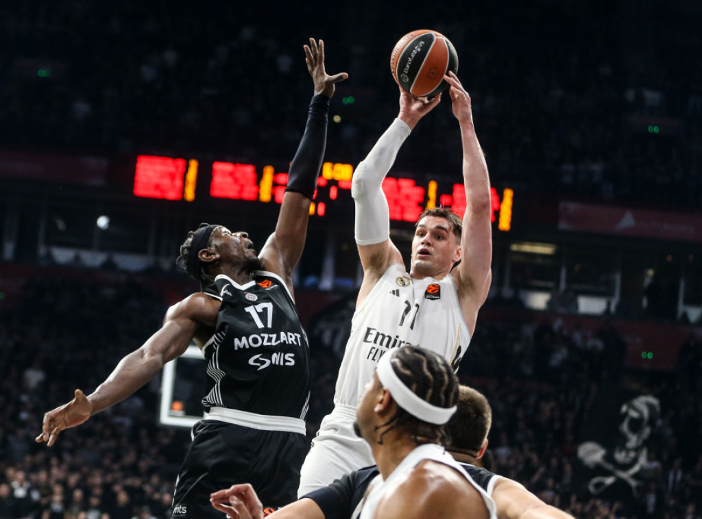 Košarkaši Partizana poraženi od Real Madrida u 28. kolu Evrolige
