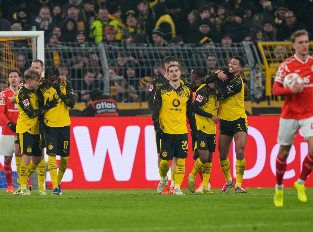 Fudbaleri Borusije Dortmund ubedljivi protiv Majnca u 22. kolu Bundeslige