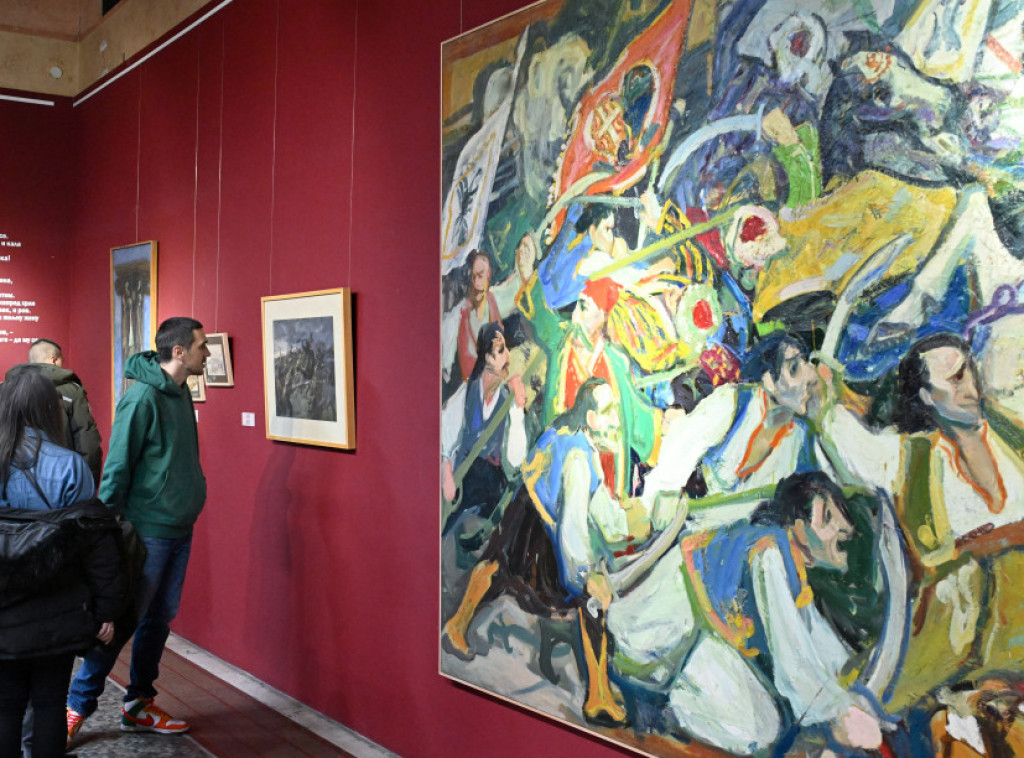 Otvorena izložba ''Herojsko i tragično - slike rata'' u Istorijskom muzeju Srbije