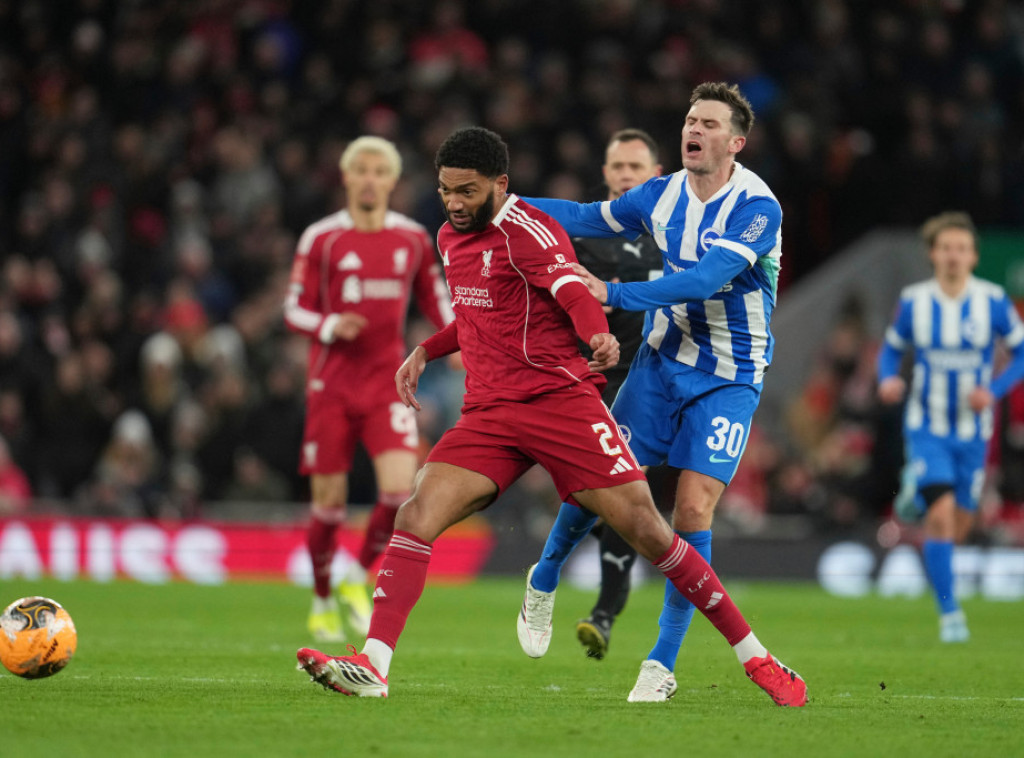 Fudbaleri Liverpula ubedljivo savladali Brajton u šesnaestini finala FA Kupa