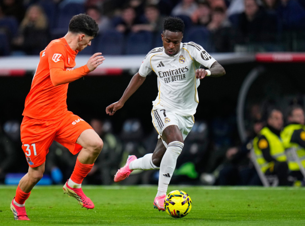 Fudbaleri Reala pobedili Sosijedad, Vinisijus dvostruki strelac sa penala