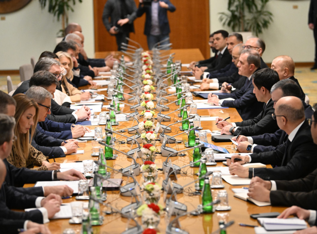 Vučić: Svetla budućnost u odnosima Srbije i Azerbejdžana, sa Alijevom o svim važnim pitanjima