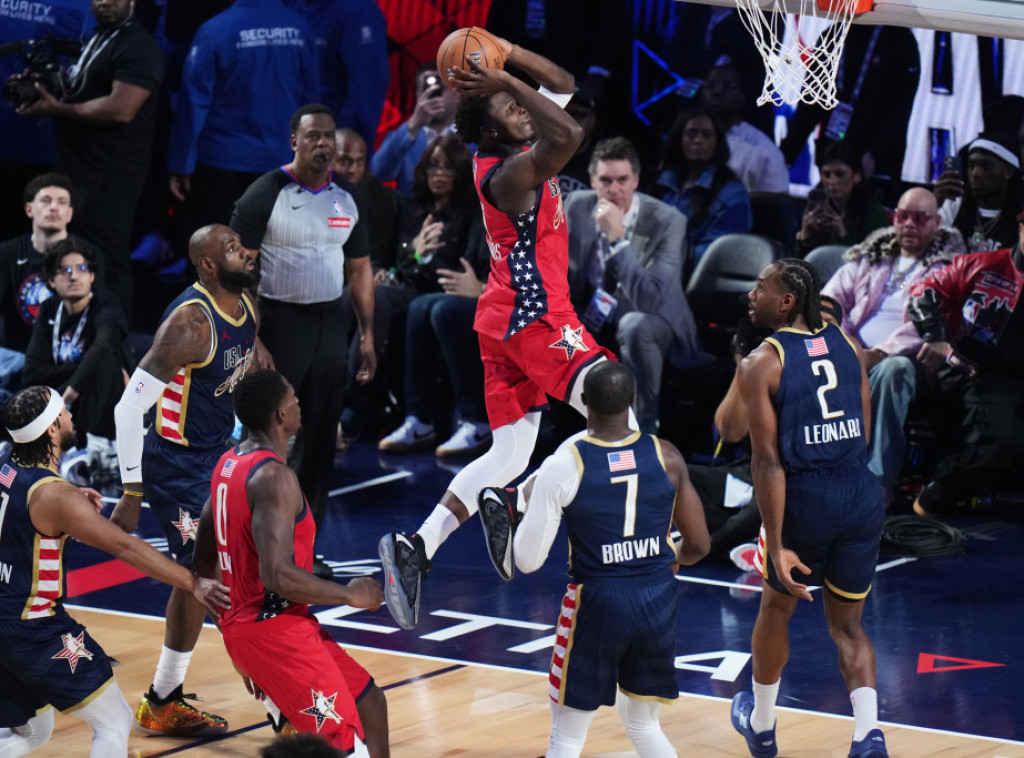 Tim američkih zvezda najbolji na Ol-staru, Nikola Jokić igrao pet minuta, Entoni Edvards MVP