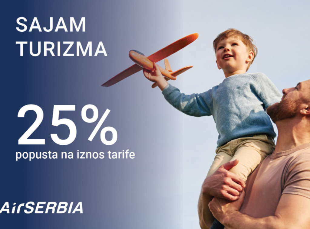Er Srbija na Sajmu turizma u Beogradu, specijalni popusti za sve destinacije