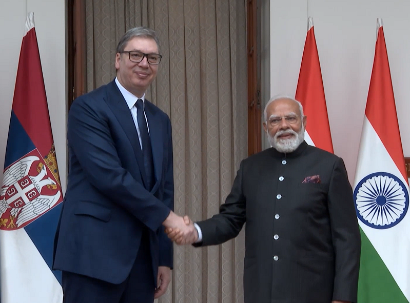 Vučić se sastao sa premijerom Indije Narendrom Modijem u Nju Delhiju