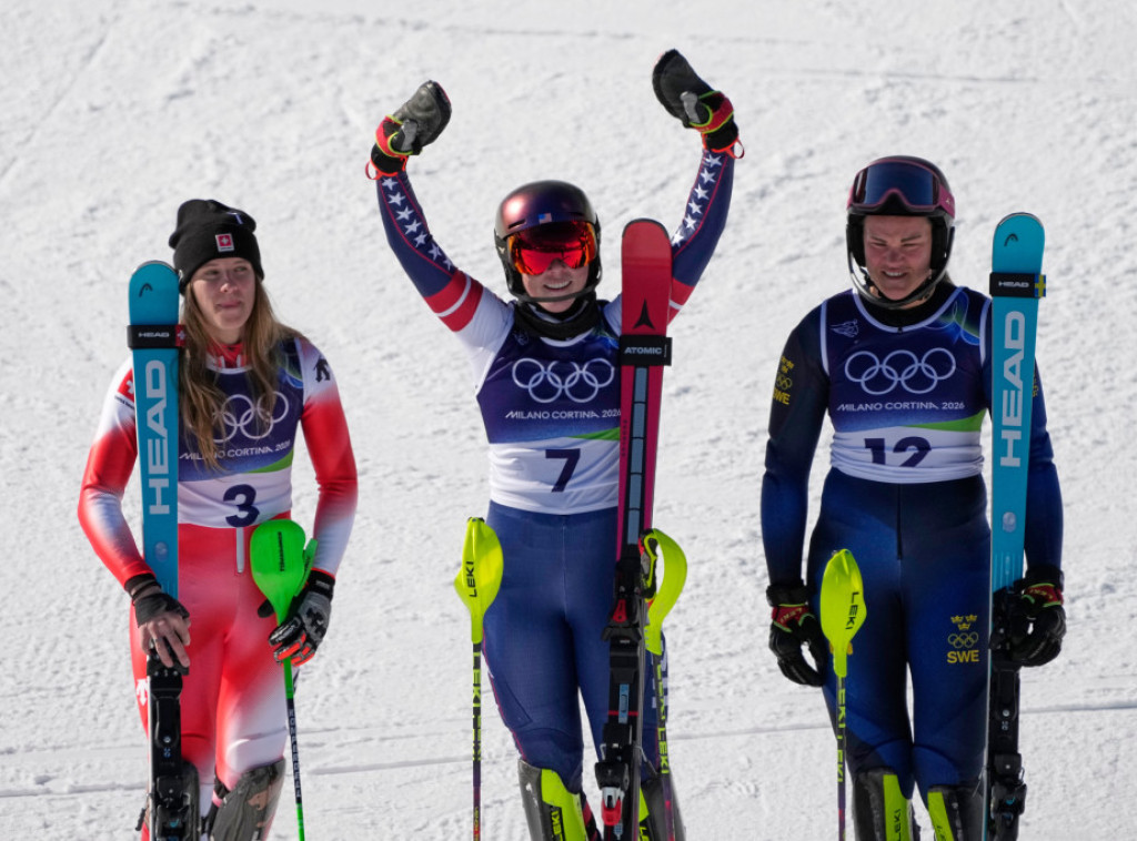 Mikaela Šifrin osvojila zlatnu medalju u slalomu na Zimskim olimpijskim igrama u Milanu i Kortini