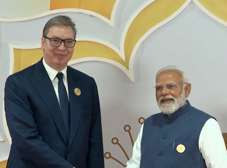 Predsednik Vučić na svečanoj večeri koju je priredio indijski premijer Modi