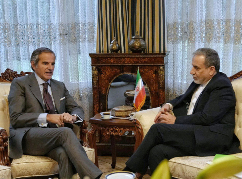 Iransko ministarstvo spoljnih poslova: Arakči i Grosi razgovarali o okviru za potencijalni sporazum Irana i SAD