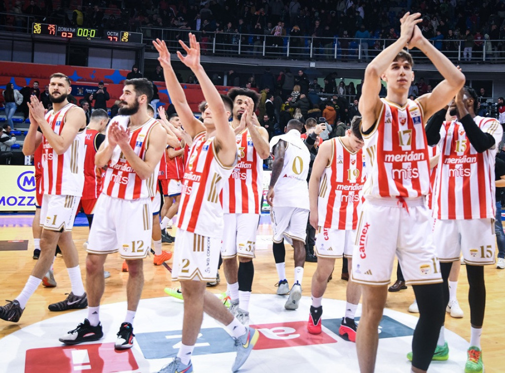 Košarkaši Crvene zvezde pobedili Asvel i obezbedili plasman u plej-in Evrolige