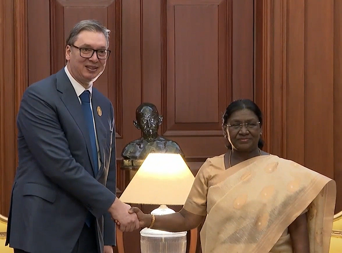 Vucic, Indian president discuss expansion of bilateral cooperation in many areas