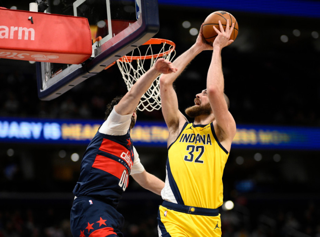 Košarkaši Vašingtona savladali Indijanu u NBA ligi, Vukčević postigao 12 poena