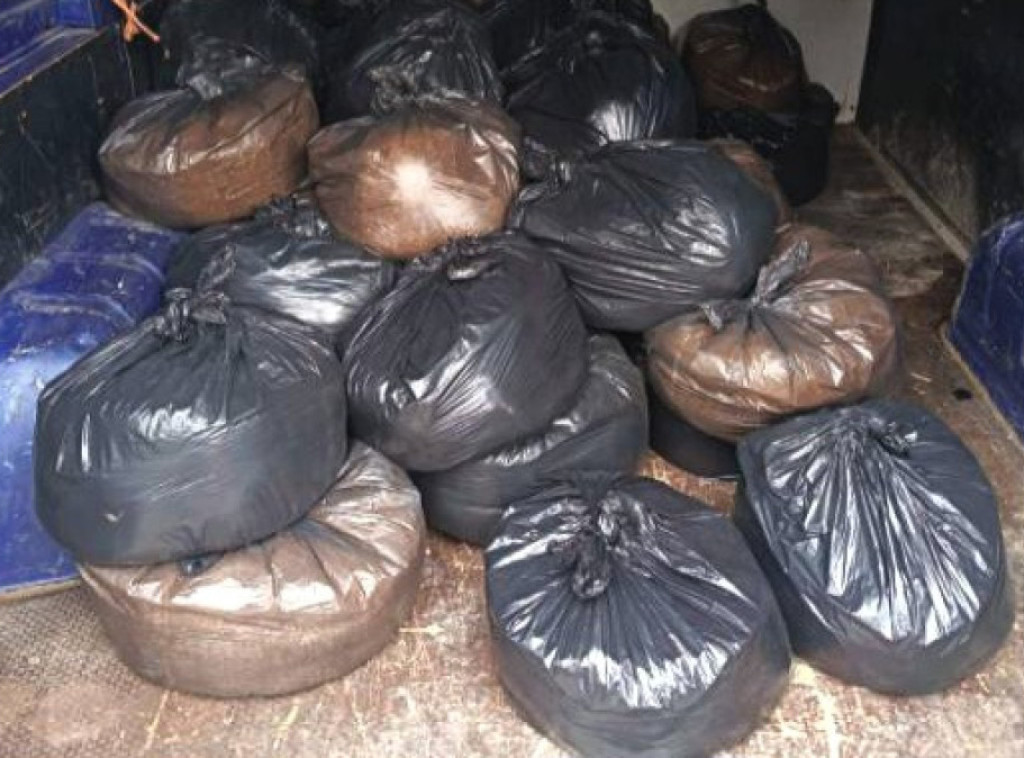 Uhapšen osumnjičeni sa 260 kilograma duvana, oštetio budžet Republike Srbije za skoro tri miliona dinara