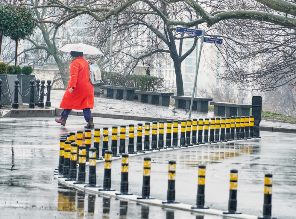 U Srbiji danas oblačno i hladno, ponegde s kišom ili snegom, temperatura do 5 stepeni