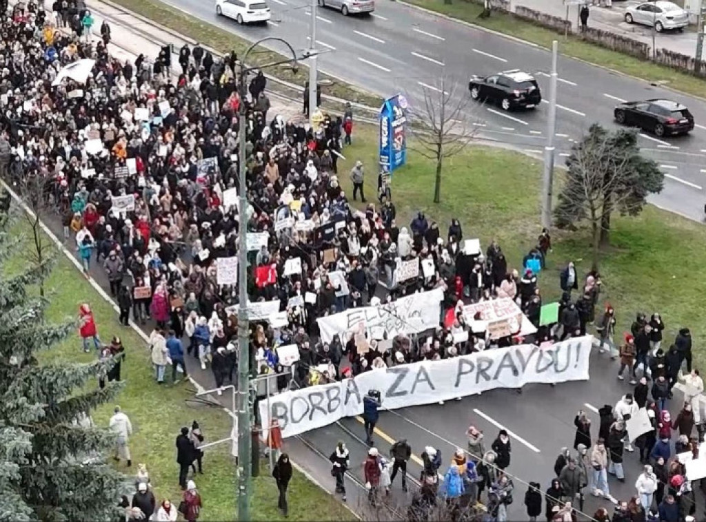 U Sarajevu počeli sedmi protesti zbog tramvajske nesreće u kojoj je poginuo mladić