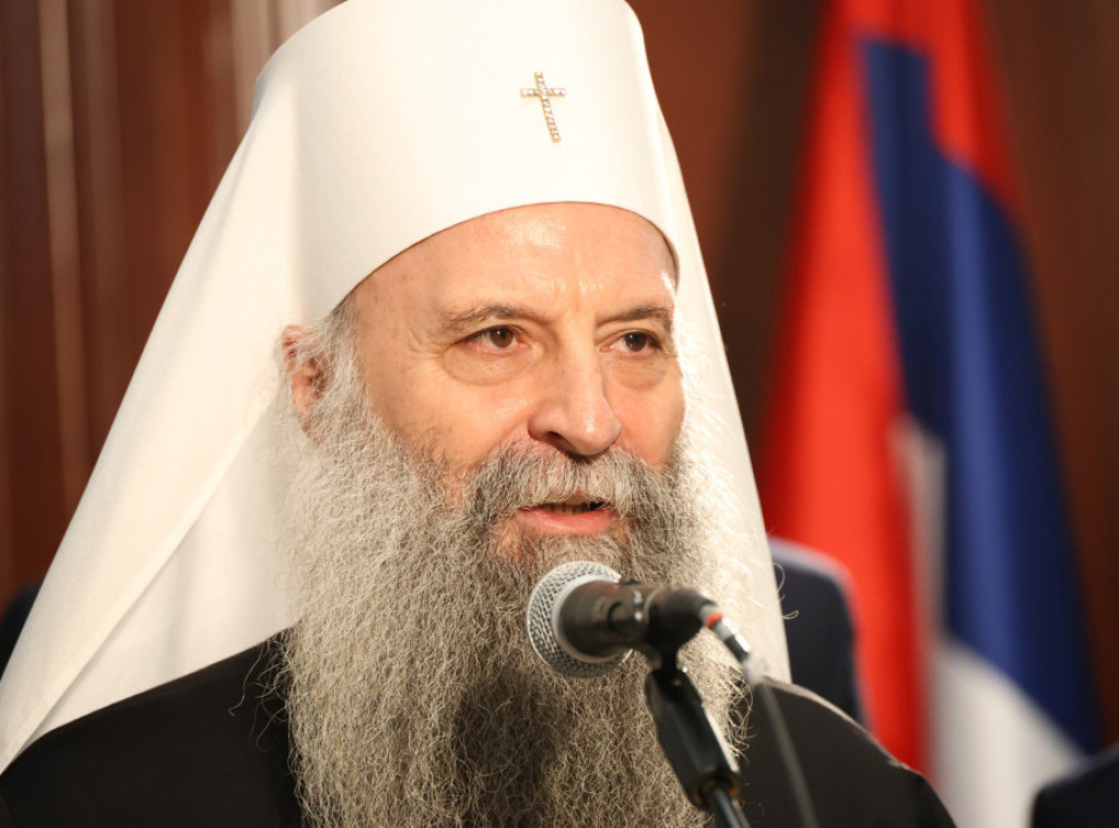 Srpska zajednica u Severnoj Makedoniji dodelila Svetosavsku povelju patrijarhu Porfiriju