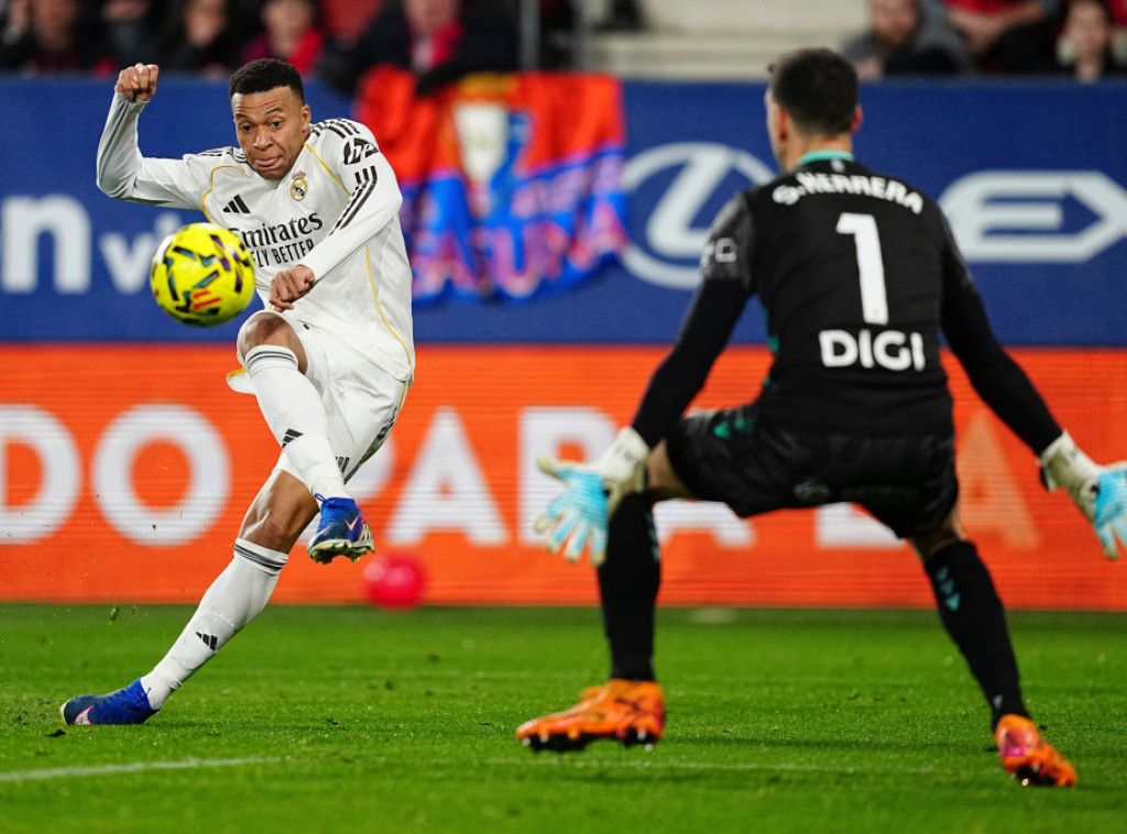 Fudbaleri Osasune u 90. minutu do pobede protiv madridskog Reala