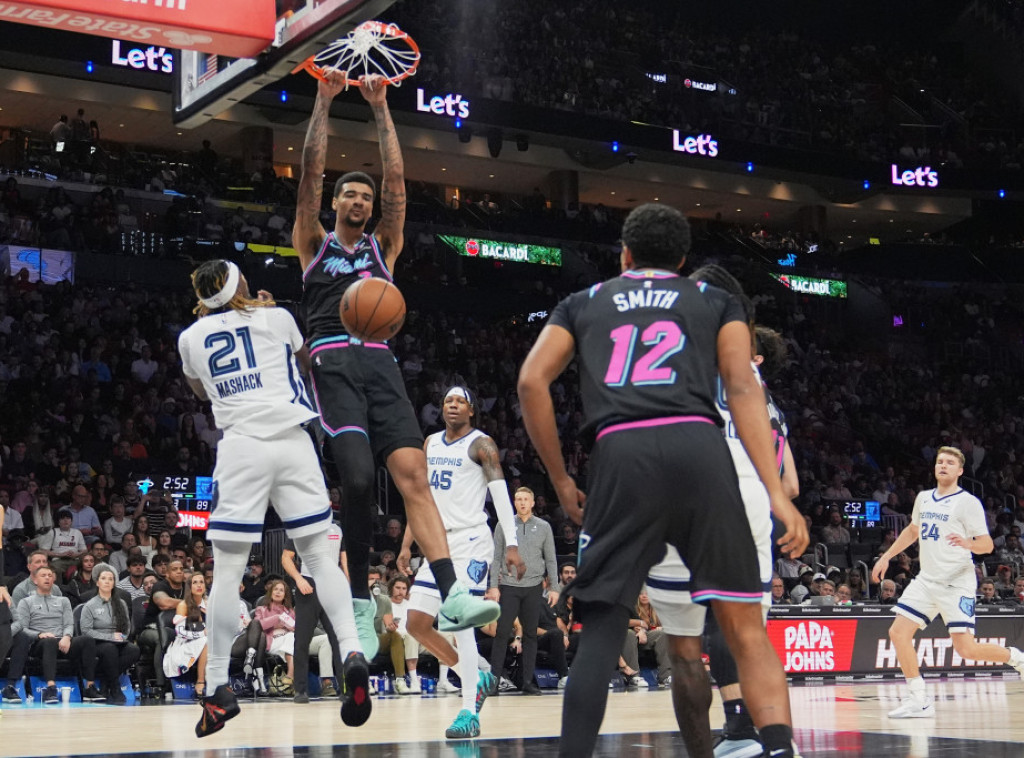 Košarkaši Detroita pobedili Čikago, Majami bolji od Memfisa u NBA ligi