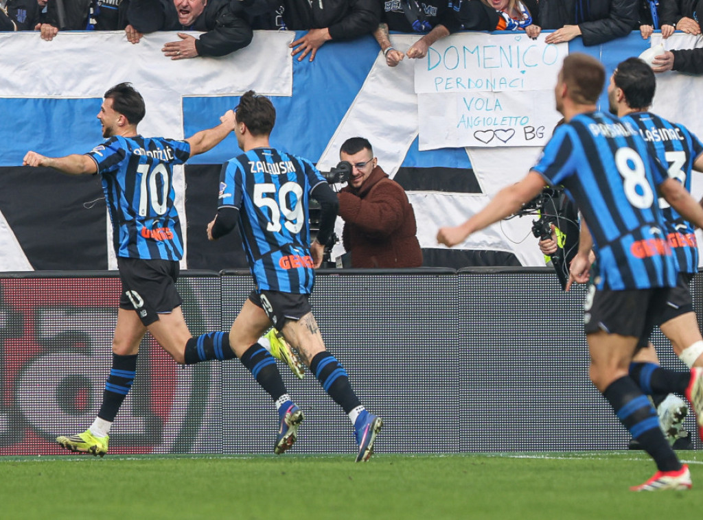 Srpski fudbaler Lazar Samardžić doneo pobedu Atalanti protiv Napolija u Seriji A