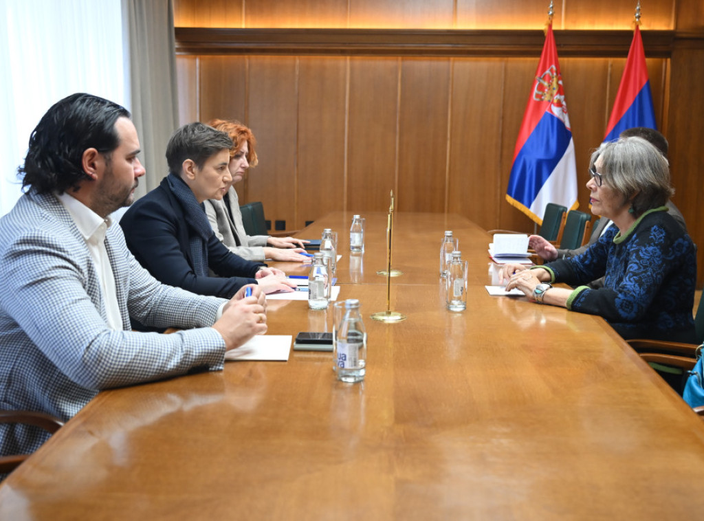 Predsednica Narodne skupštine Ana Brnabić sastala se sa ambasadorkom Kraljevine Danske u Srbiji