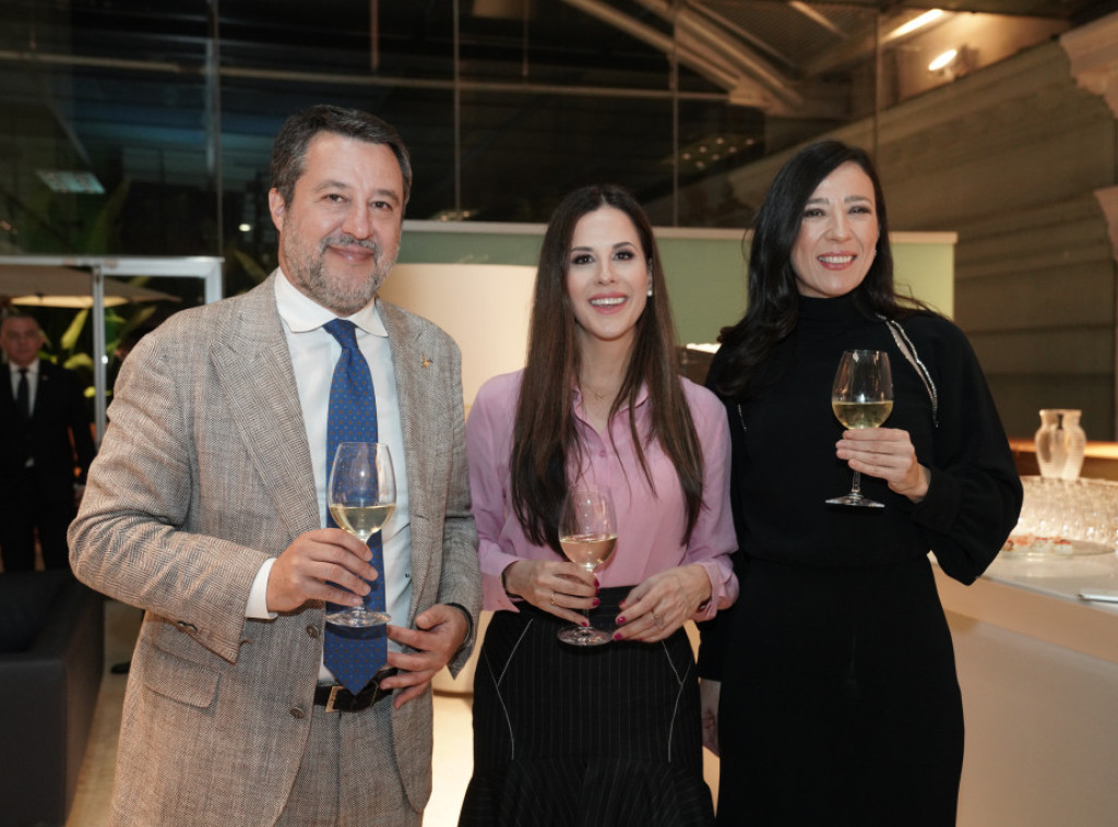 Tamara Vučić na prijemu u Rimu povodom Dana državnosti Srbije