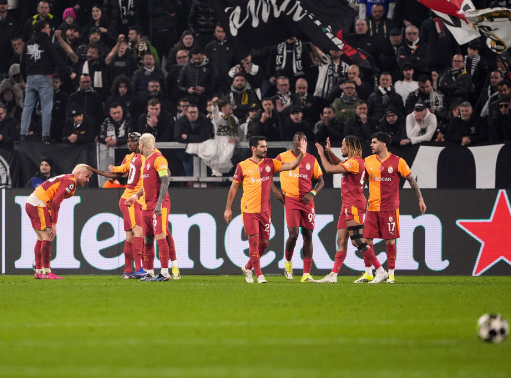 Fudbaleri Galatasaraja posle produžetaka eliminisali Juventus iz Lige šampiona