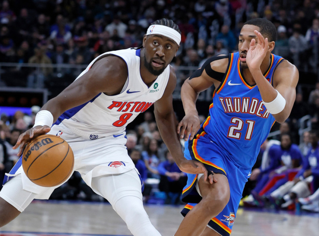 Košarkaši Detroita pobedili Oklahomu, San Antonio nadigrao Toronto u NBA ligi