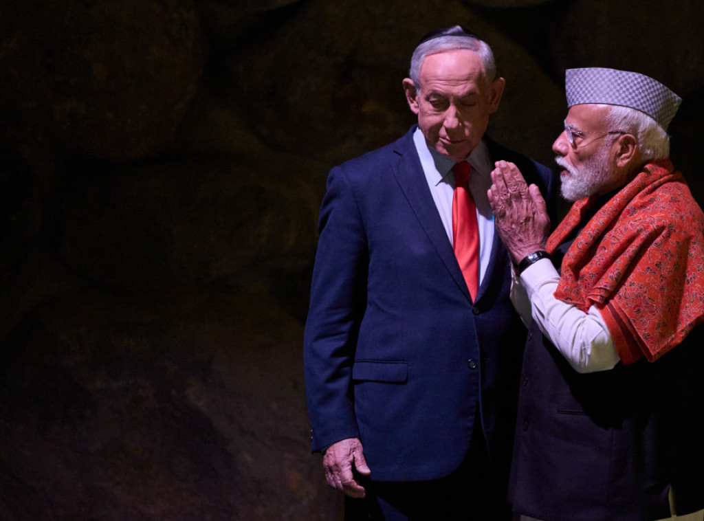 Netanjahu i Modi posetili Jad Vašem u Jerusalimu