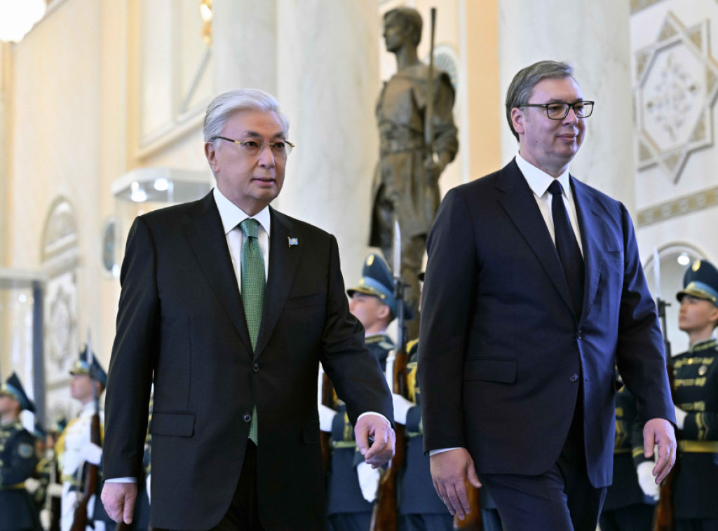 Kazahstanski mediji o poseti predsednika Vučića: Doček uz najviše počasti, Srbija je naš pouzdan partner